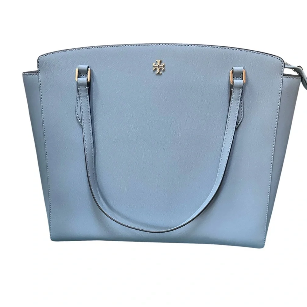 Tory Burch Large Emerson Tote “Blue Cloud” Color NWOT